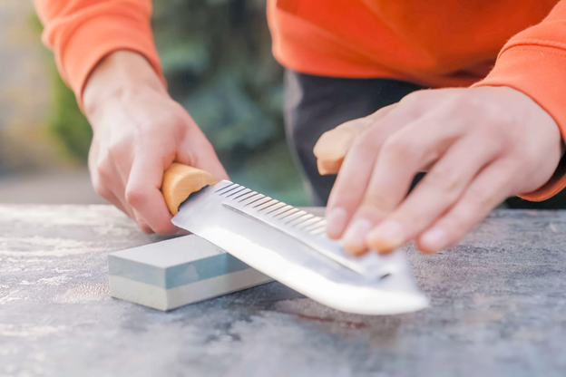 Knife Sharpener and a Strop