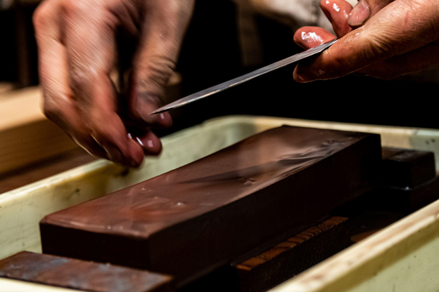 sharpening stone clean
